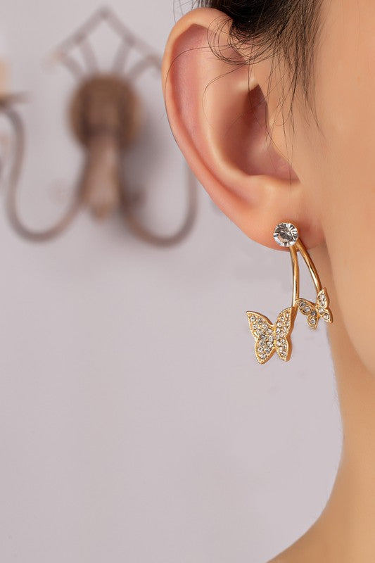 Butterfly earrings Fashion Lux Shop