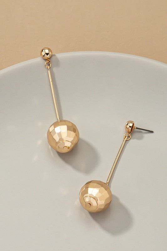 Disco ball drop earrings Fashion Lux Shop