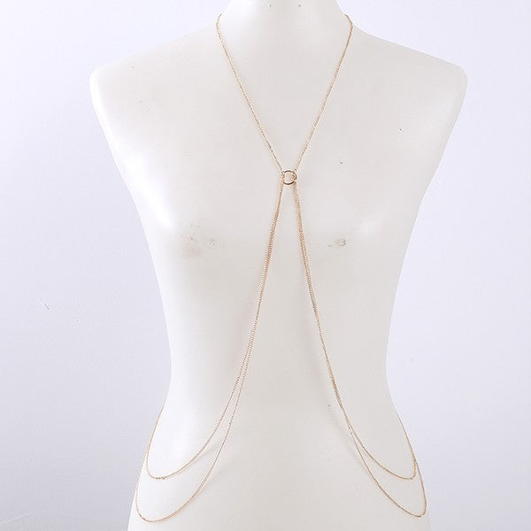 DOUBLE LAYERED BODY CHAIN Fashion Lux Shop