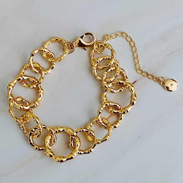 Linked Chain Bracelet Fashion Lux Shop