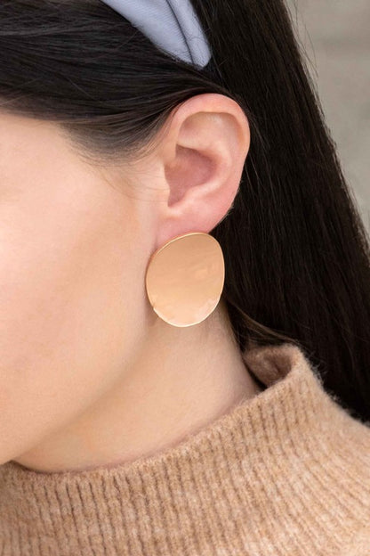 Curve Stud Earrings Fashion Lux Shop