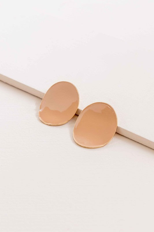 Curve Stud Earrings Fashion Lux Shop