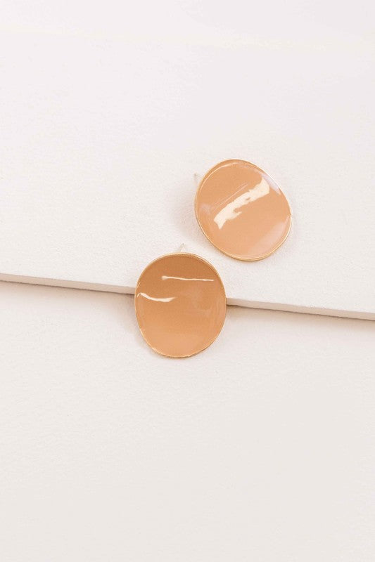 Curve Stud Earrings Fashion Lux Shop