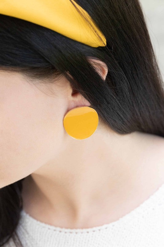 Curve Stud Earrings Fashion Lux Shop