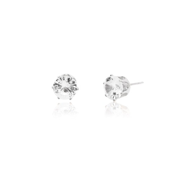 CUBIC ZIRCONIA STUD EARRINGS Fashion Lux Shop