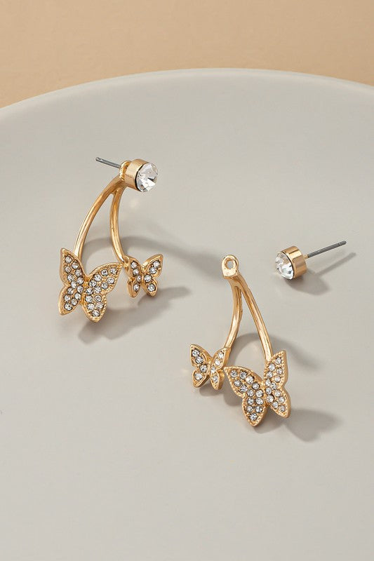 Butterfly earrings Fashion Lux Shop