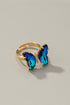 Butterfly ring with adjustable brass band Fashion Lux Shop