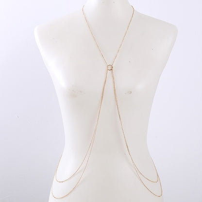 DOUBLE LAYERED BODY CHAIN Fashion Lux Shop