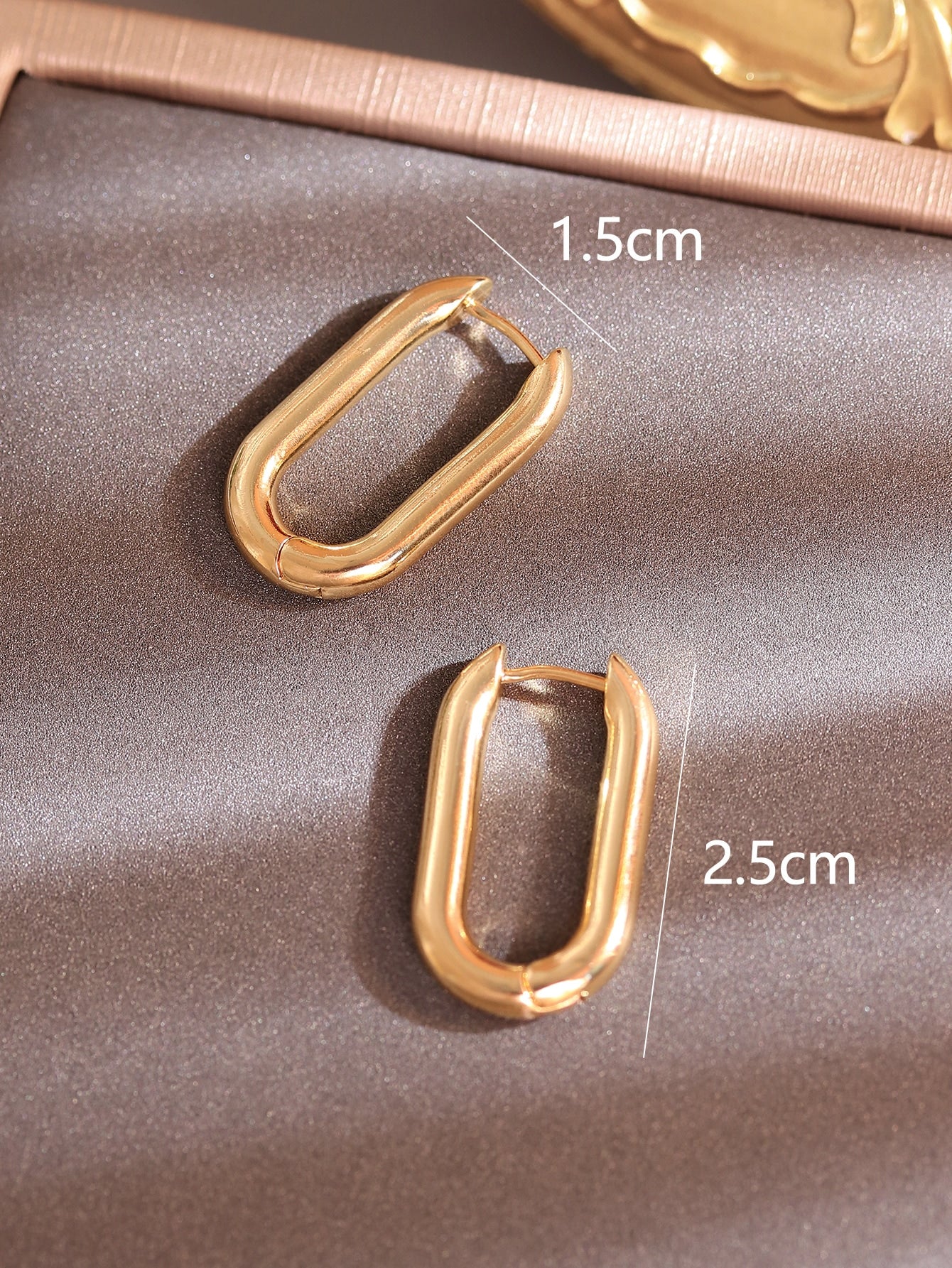 Geometric Hoop Earrings Fashion Lux Shop