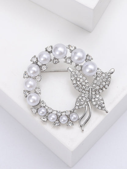 Pearl And Rhinestone Brooches Fashion Lux Shop