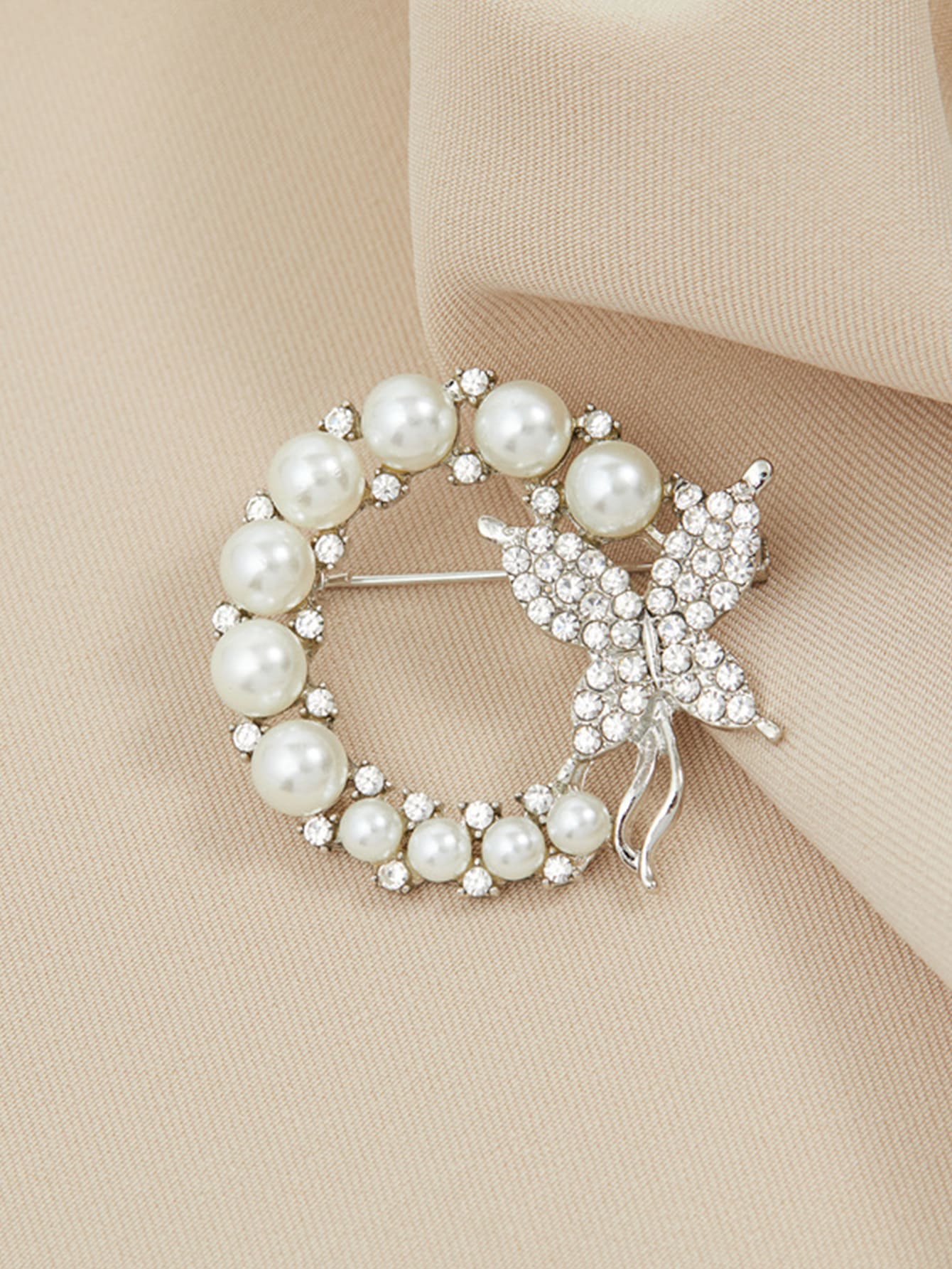 Pearl And Rhinestone Brooches Fashion Lux Shop