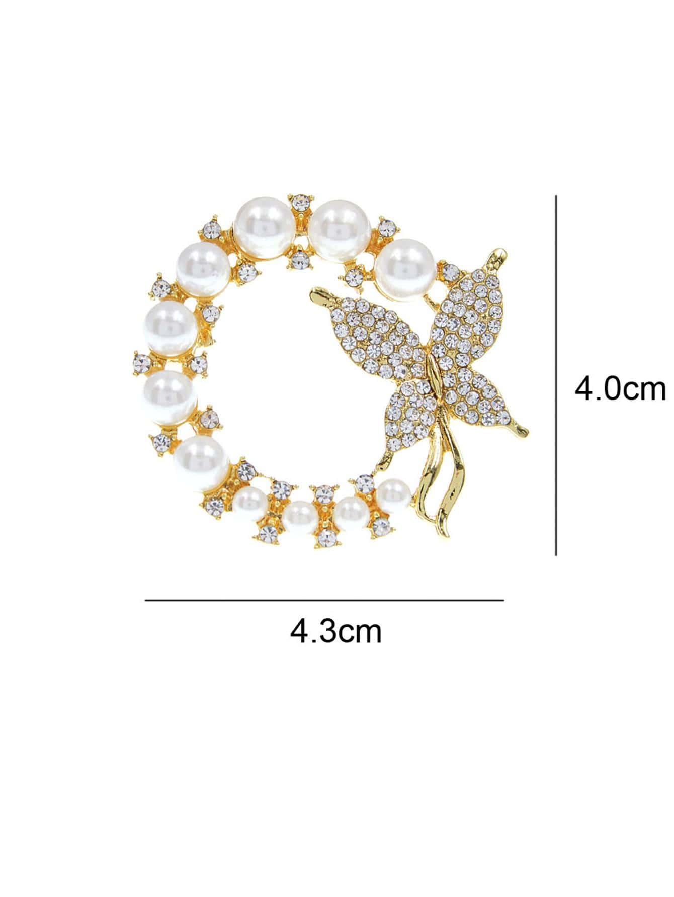 Pearl And Rhinestone Brooches Fashion Lux Shop