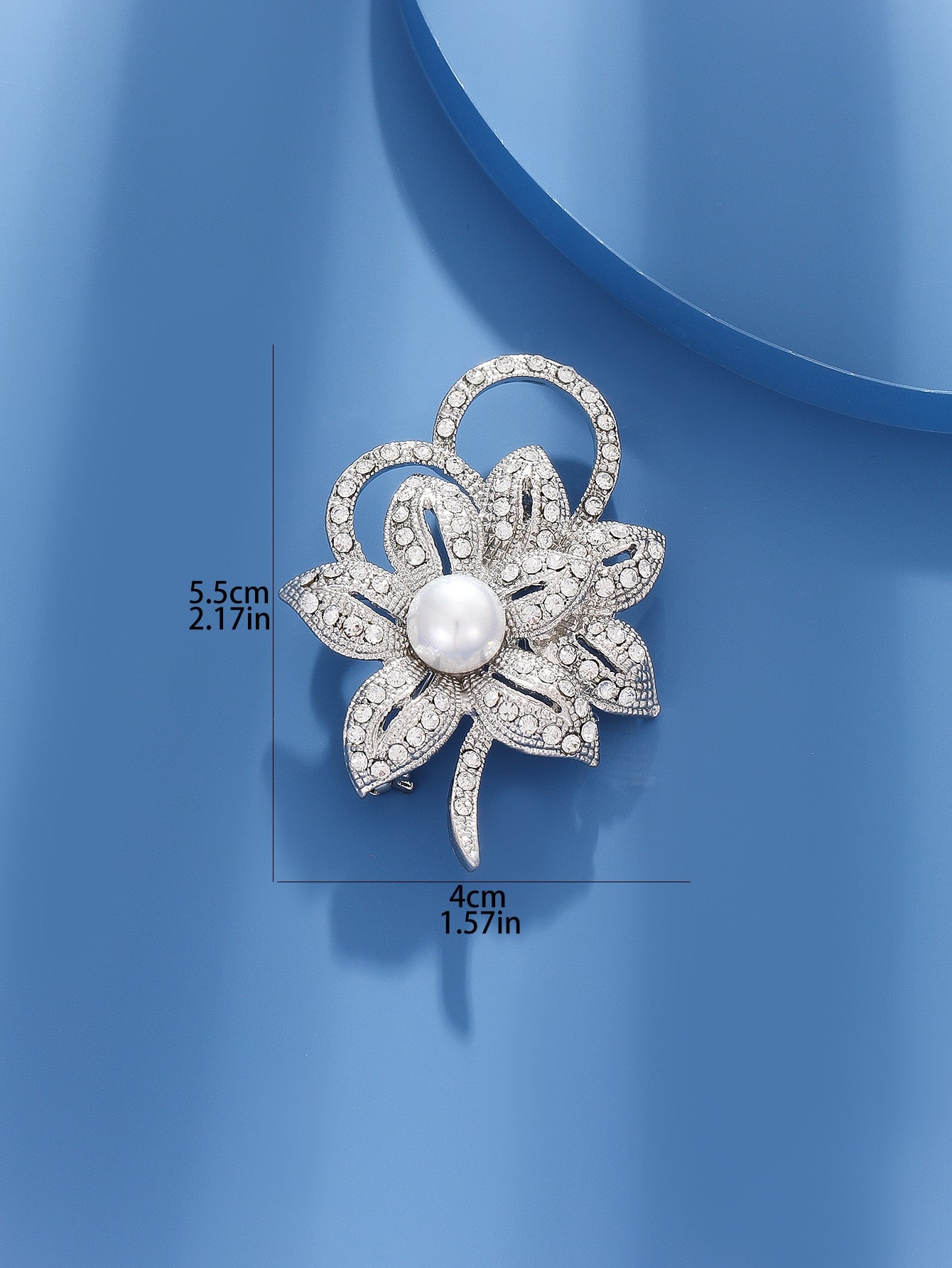 Crystal Pearl &amp; Rhinestone Bowknot Brooch Fashion Lux Shop