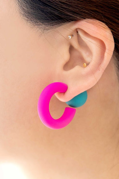 Hoop Aerobic Earrings Fashion Lux Shop