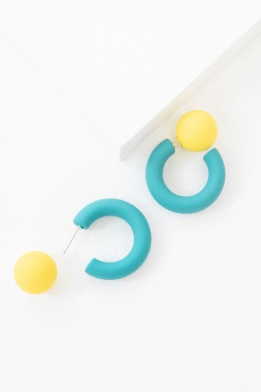 Hoop Aerobic Earrings Fashion Lux Shop