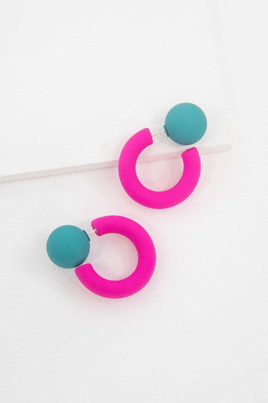 Hoop Aerobic Earrings Fashion Lux Shop