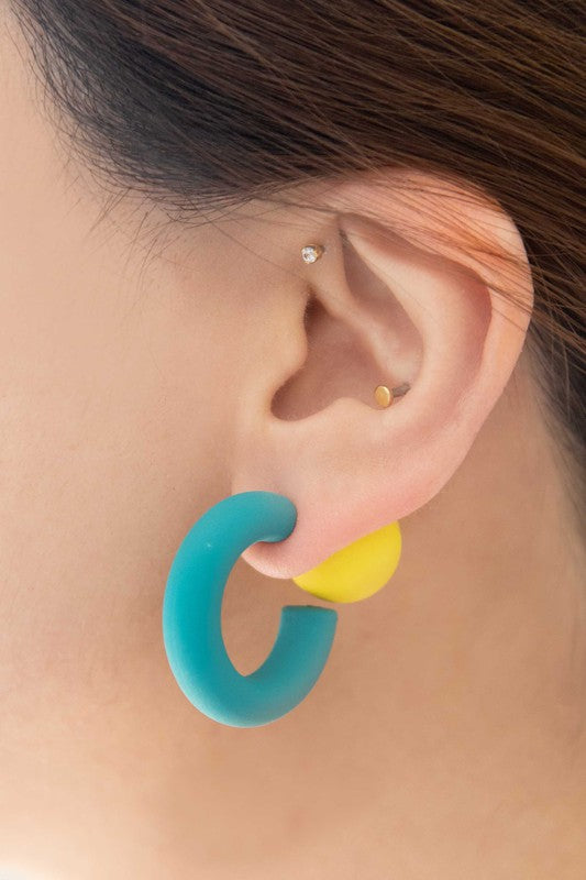 Hoop Aerobic Earrings Fashion Lux Shop