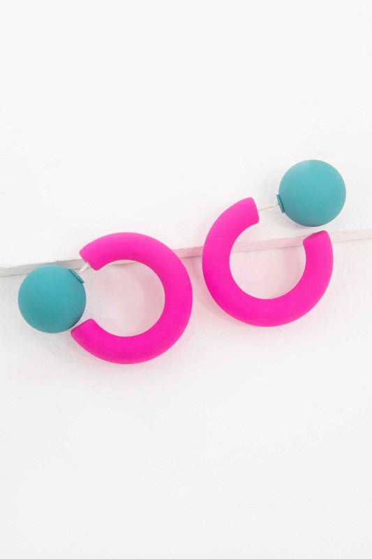 Hoop Aerobic Earrings Fashion Lux Shop