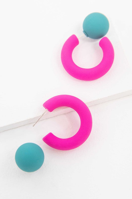 Hoop Aerobic Earrings Fashion Lux Shop