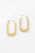 Gold Hoop Earrings Fashion Lux Shop