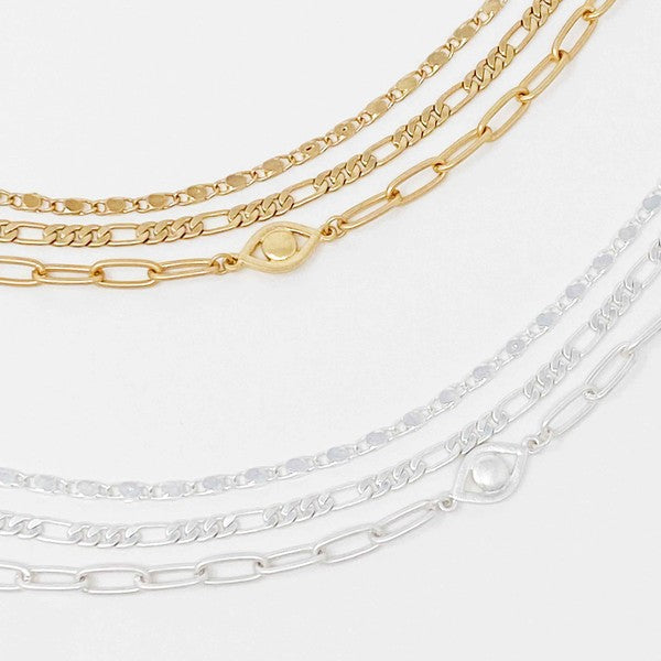 Chain Anklet, Set of 3 Fashion Lux Shop