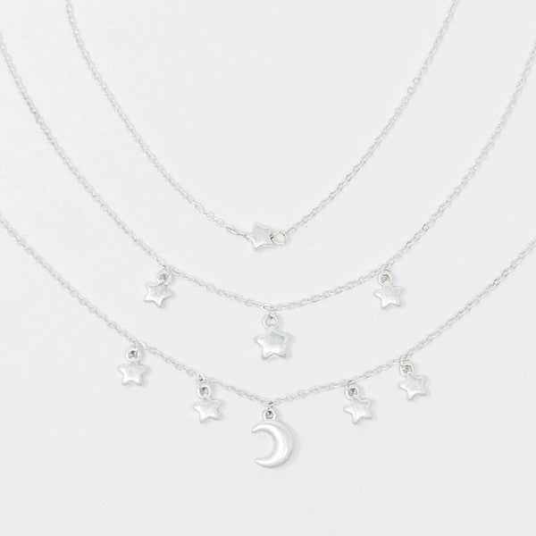 Star Chain Anklet, Set of 3 Fashion Lux Shop