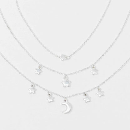 Star Chain Anklet, Set of 3 Fashion Lux Shop