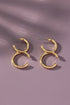 Double C hoop earrings Fashion Lux Shop