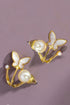 Pearl stud and butterfly ear jacket Fashion Lux Shop