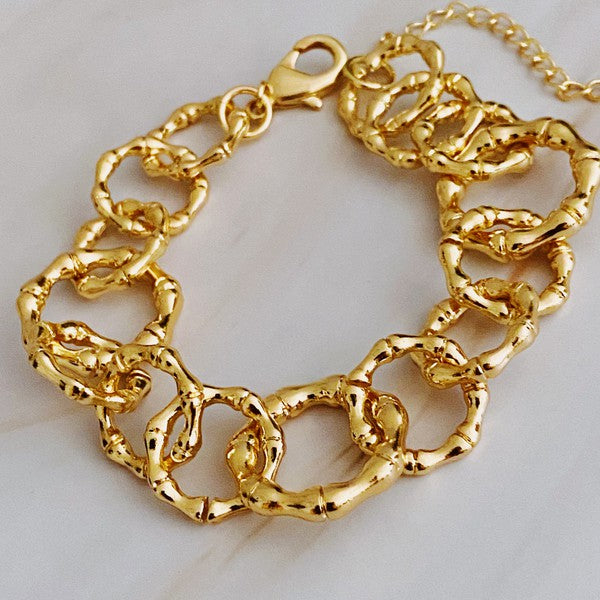 Linked Chain Bracelet Fashion Lux Shop