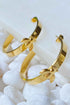 Bee Hoop Earrings Fashion Lux Shop