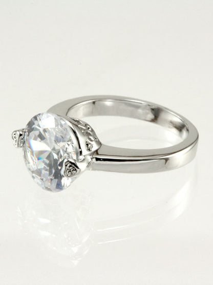 Cubic Zirconia Engagement Ring