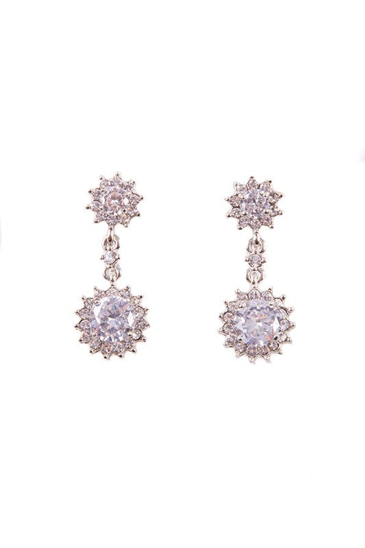 FLORAL DANGLE EARRINGS Fashion Lux Shop