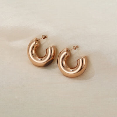 C-Hoop Earrings Fashion Lux Shop