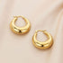 Hinged Hoop Earrings Fashion Lux Shop