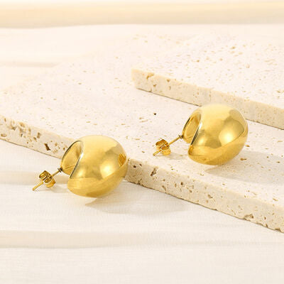 Moon Shape Earrings Fashion Lux Shop