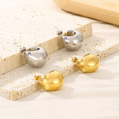 Moon Shape Earrings Fashion Lux Shop