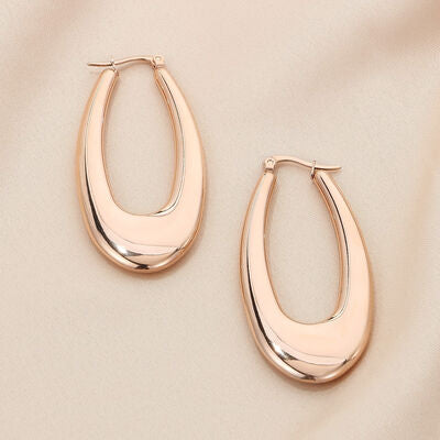 Hinged Hoop Earrings Fashion Lux Shop