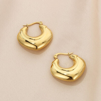 Hinged Hoop Earrings Fashion Lux Shop