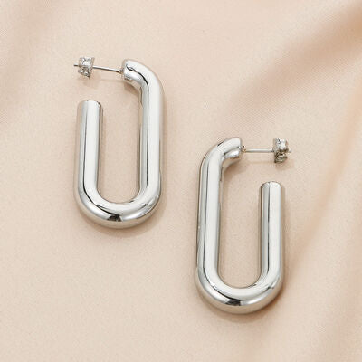 Hinged Hoop Earrings Fashion Lux Shop