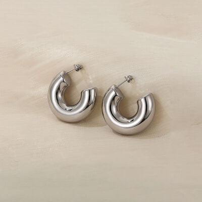 C-Hoop Earrings Fashion Lux Shop