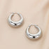 Hinged Hoop Earrings Fashion Lux Shop