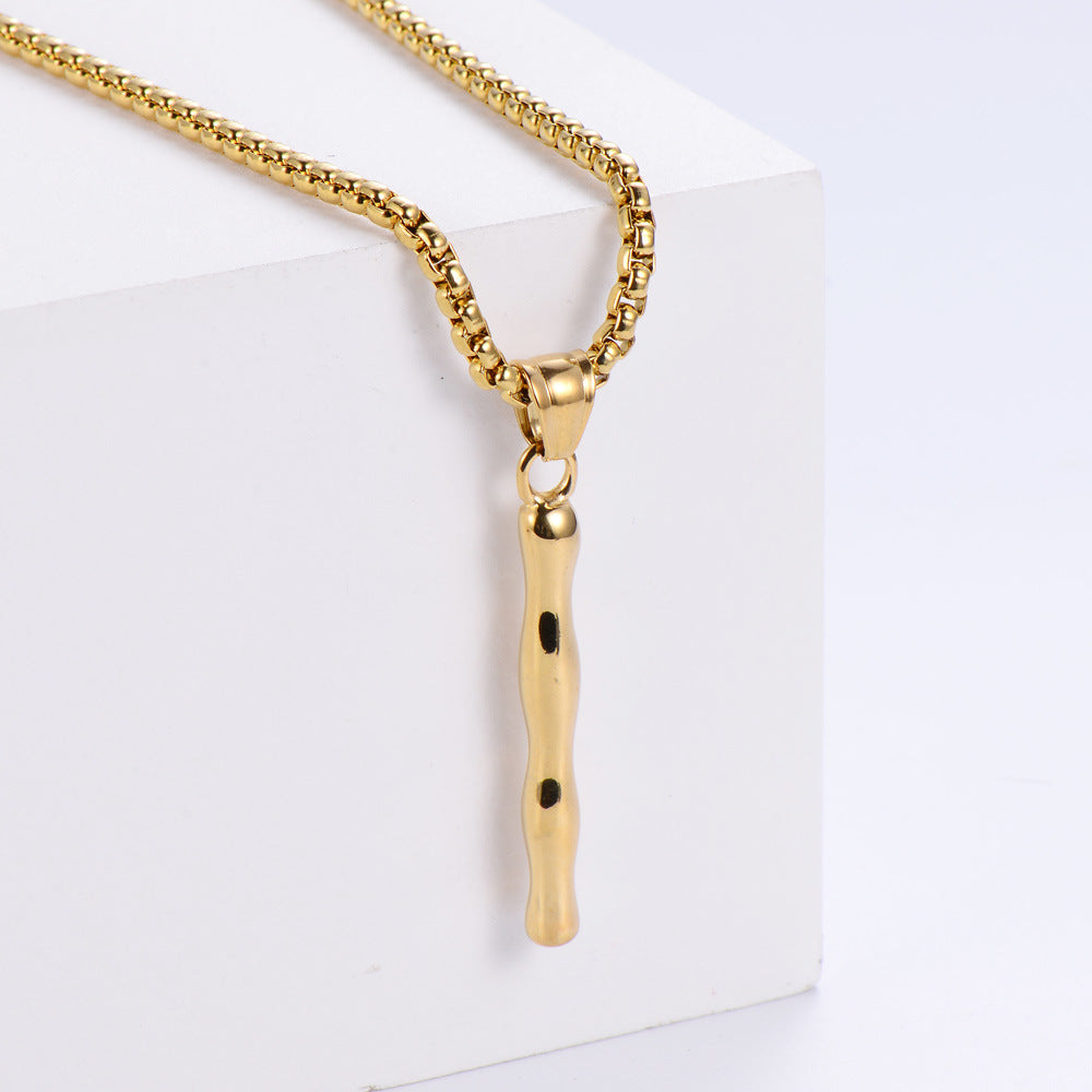 Hip-hop polished plating alphabet pendant Fashion Lux Shop