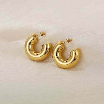 C-Hoop Earrings Fashion Lux Shop