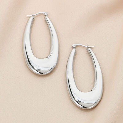 Hinged Hoop Earrings Fashion Lux Shop