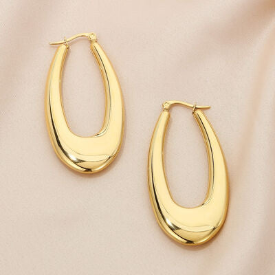 Hinged Hoop Earrings Fashion Lux Shop