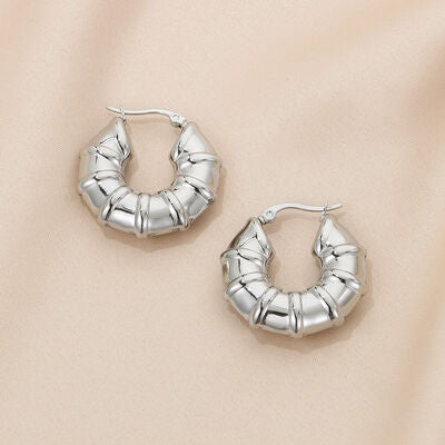 Hinged Hoop Earrings Fashion Lux Shop